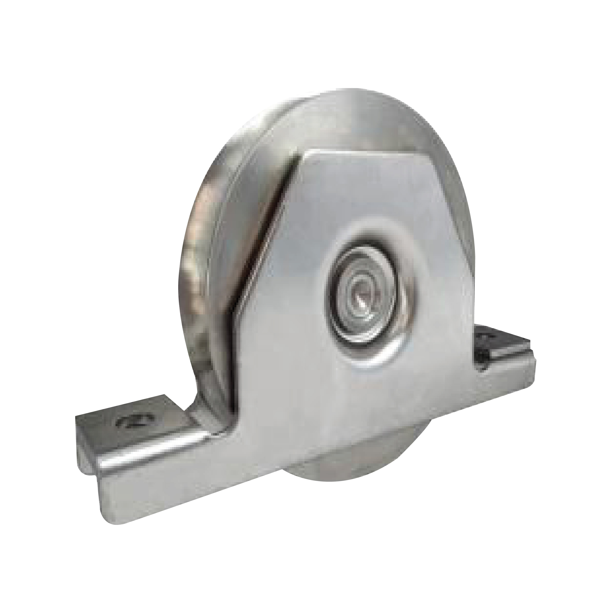 Sliding-Gate-SS304-Wheel-with-Interior-Bracket-SingleBearing-UGroove